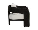 PYLOS LOUNGE CHAIR - BLACK LOUIS CREAM
