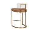 LARISSA COUNTER STOOL - NAPA COGNAC RHEA LIGHT BARLEY