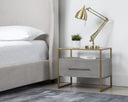 VENICE NIGHTSTAND - GREY SHAGREEN