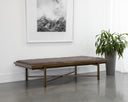 KAYLA BENCH - VINTAGE COGNAC