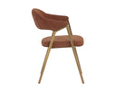 BURGOS DINING ARMCHAIR - BELFAST RUST