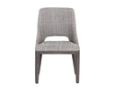 ESTRADA DINING CHAIR - NAYA CHECK LIGHT GREY
