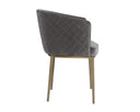 CORNELLA DINING ARMCHAIR - BLUSH GREY