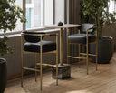 KATA BAR TABLE - GREY MARBLE