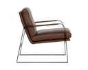 STERLING LOUNGE CHAIR - MISSOURI MAHOGANY LEATHER