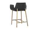 LUCANO COUNTER STOOL - BRAVO BLACK