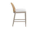 CALANDRI COUNTER STOOL - GREIGE LOUIS CREAM