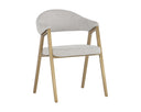 BURGOS DINING ARMCHAIR - BELFAST HEATHER GREY