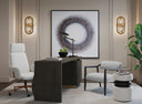LEWIS DESK - DARK BROWN