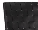 OMARI BARSTOOL - BLACK LEATHER