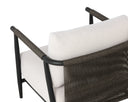 MUROS LOUNGE CHAIR - BLACK PALAZZO CREAM