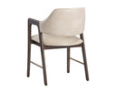 MILTON DINING ARMCHAIR - SMOKE ACACIA BRAVO CREAM