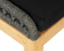SORRENTO DINING CHAIR - NATURAL ARASHI BLACK