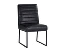 SPYROS DINING CHAIR - COAL BLACK