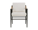 MEADOW DINING ARMCHAIR - HEATHER IVORY TWEED