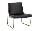 ANTON LOUNGE CHAIR - VINTAGE BLACK