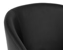 THATCHER DINING ARMCHAIR - BLACK ANTIQUE GREY