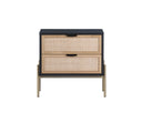 AVIDA NIGHTSTAND - GOLD BLACKNATURAL