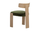 HORTON DINING CHAIR - RUSTIC OAK FOREST GREEN