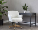KARINA OFFICE CHAIR - COPENHAGEN WHITE
