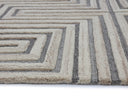 OSLOW HAND-TUFTED RUG - BEIGE GREY 6 X 9