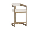 BEAUMONT COUNTER STOOL - ANTIQUE BRASS RHEA LIGHT BARLEY