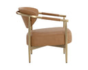 HELOISE LOUNGE CHAIR - MILLIKEN COGNAC
