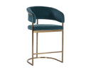 MARRIS COUNTER STOOL - GOLD DANNY TEAL