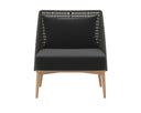 ANDRIA LOUNGE CHAIR - ARASHI BLACK