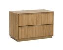 Vesper Nightstand - LARGE RUSTIC OAK