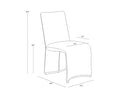 ILUKA DINING CHAIR - DANNY TEAL