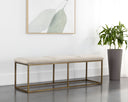 ALLEY BENCH - BURNISHED BRASS PICCOLO PROSECCO