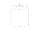 DAHLIA END TABLE - STAINLESS STEEL