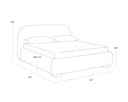 MARIN BED - KING KONA CAMEL