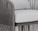ALLARIZ DINING ARMCHAIR - WARM GREY GRACEBAY LIGHT GREY