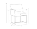 GRECO DINING ARMCHAIR - Default Title