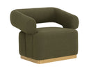 AGGIE SWIVEL LOUNGE CHAIR - COPENHAGEN OLIVE