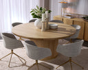  - ROUND RUSTIC OAK 68