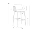 LUCANO BARSTOOL - BRAVO BLACK