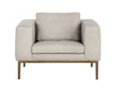 BURR ARMCHAIR - BALI BONE LEATHER