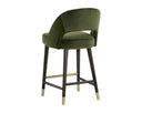 MONAE COUNTER STOOL - MOSS GREEN