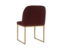 NEVIN DINING CHAIR - MERLOT