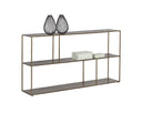 EIFFEL LOW BOOKCASE - LARGE ANTIQUE BRASS