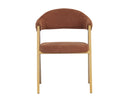 BURGOS DINING ARMCHAIR - BELFAST RUST