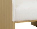 COBURN LOUNGE CHAIR - RUSTIC OAK ECLIPSE WHITE
