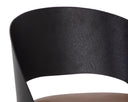 DEZIRAE COUNTER STOOL - BLACK COGNAC LEATHER