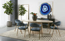 BURGOS DINING ARMCHAIR - NONO PETROL