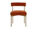 SENECA DINING CHAIR - ANTIQUE BRASS DANNY RUST