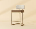 LARISSA COUNTER STOOL - NAPA COGNAC RHEA LIGHT BARLEY