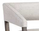 CARLYLE LOUNGE CHAIR - SALOON LIGHT GREY LEATHER